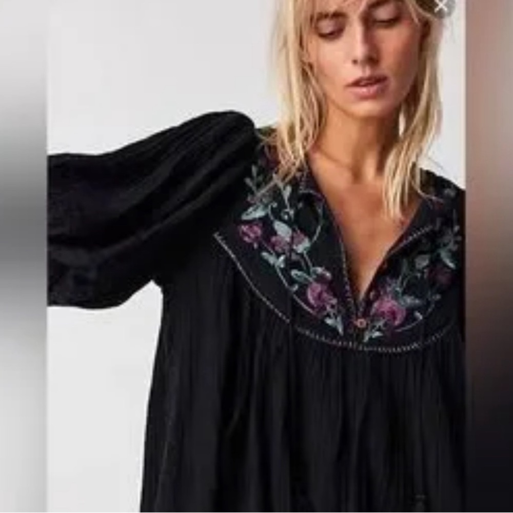 Gorgeous, Free People Rosa Linda embroidered mini dress❤️ - Picture 4 of 6